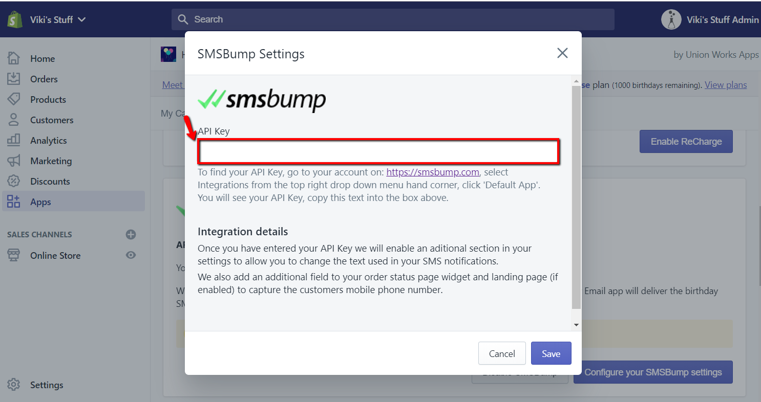 api_key_SMSBump