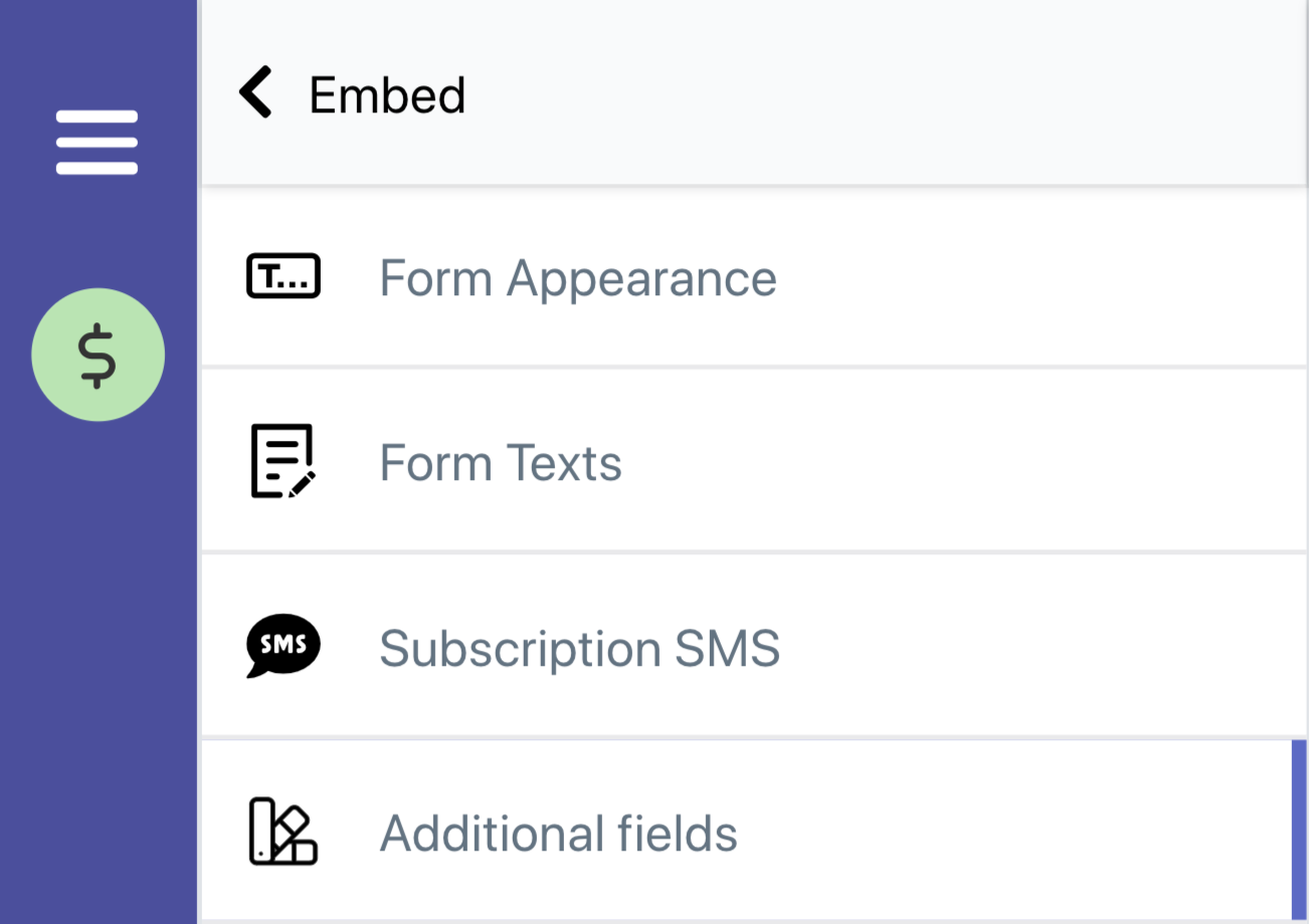 SMSBump Signup Form Country Select