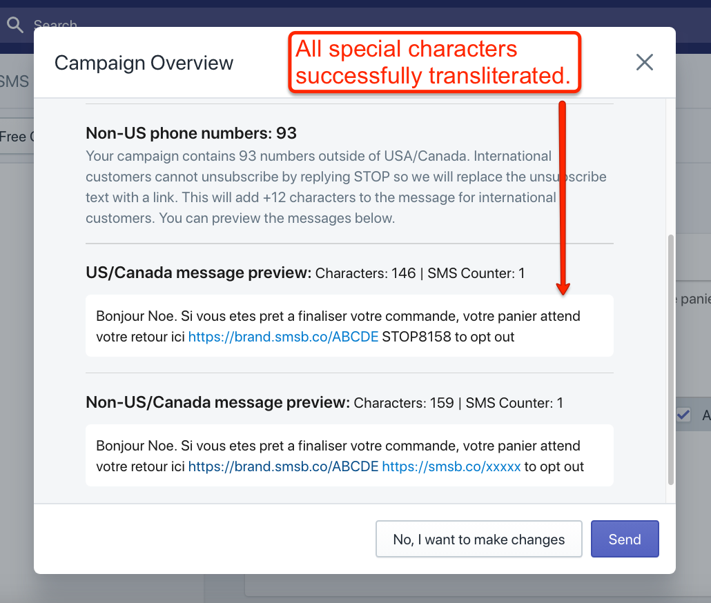 Guide: check your SMS character count