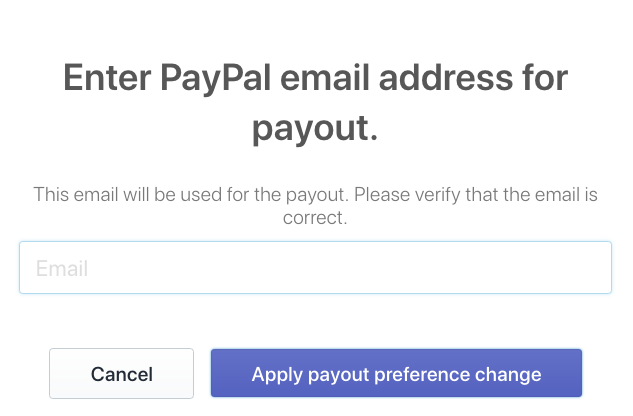 Enter PayPal account email address to receive your SMSBump affiliate commission in Shopify.