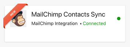 SMSBump and MailChimp Integration Connected
