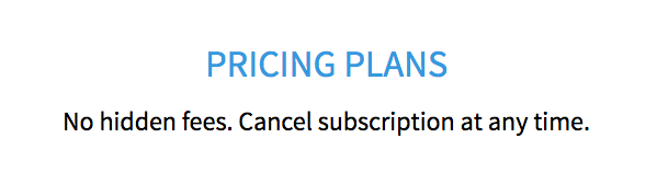 SMS Pricing Plan