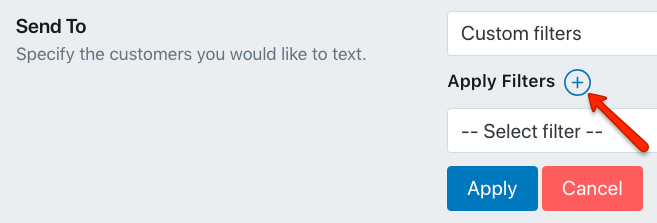 Apply Shopify Customer Filters in SMSBump