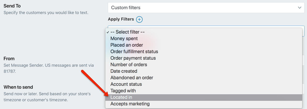 Select Country to Narrow Down Your Shopify Target Audience