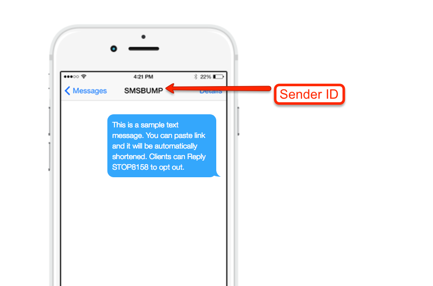 sms sender id length