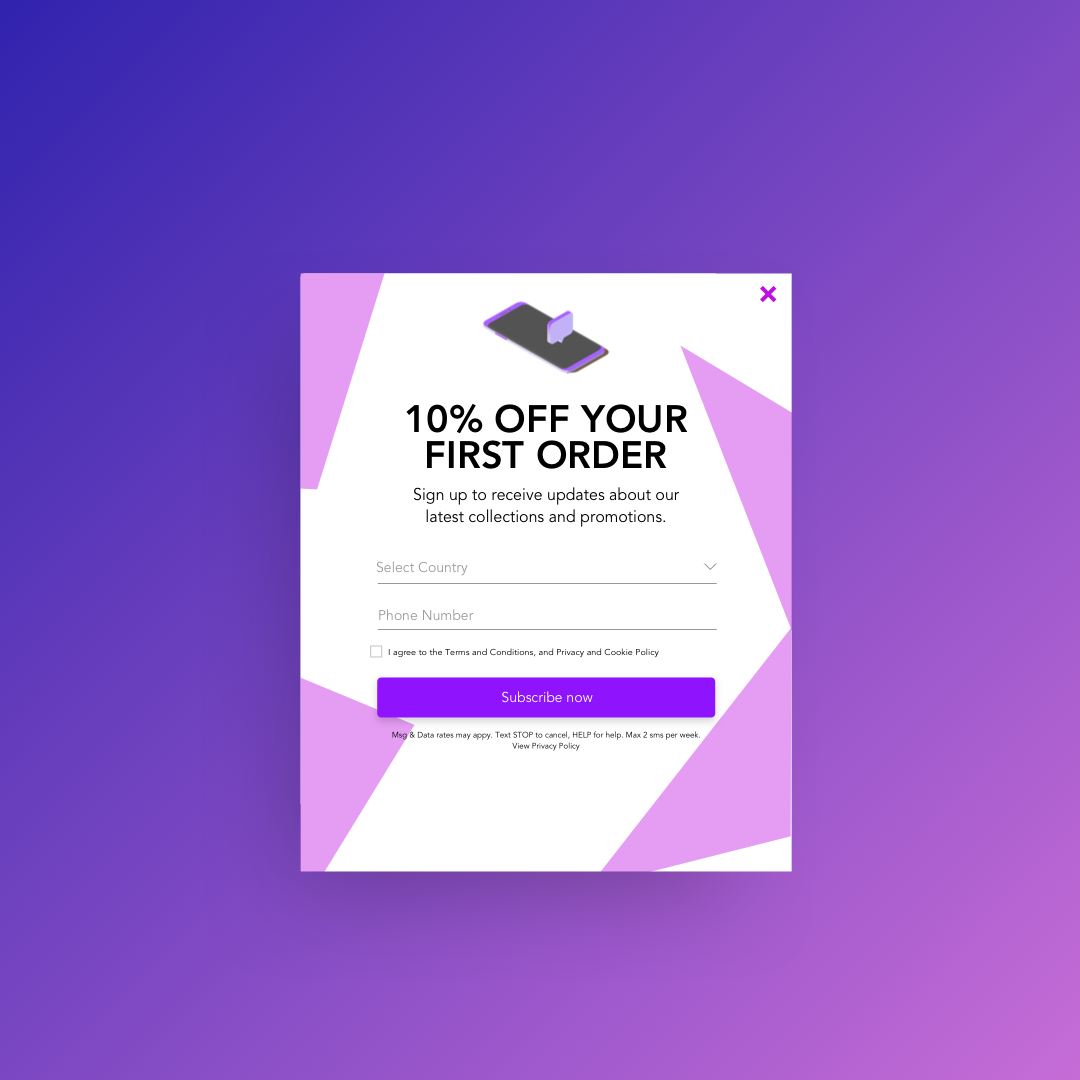 How To Design A Powerful Sms Subscription Popup Form In Shopify