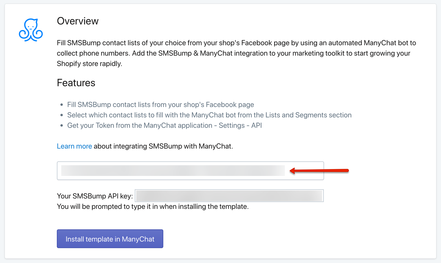 How to Setup SMSBump Subscriber Growth Flows with ManyChat in Shopify