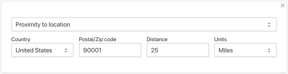 SMSBump Proximity Segmentation for Shopify