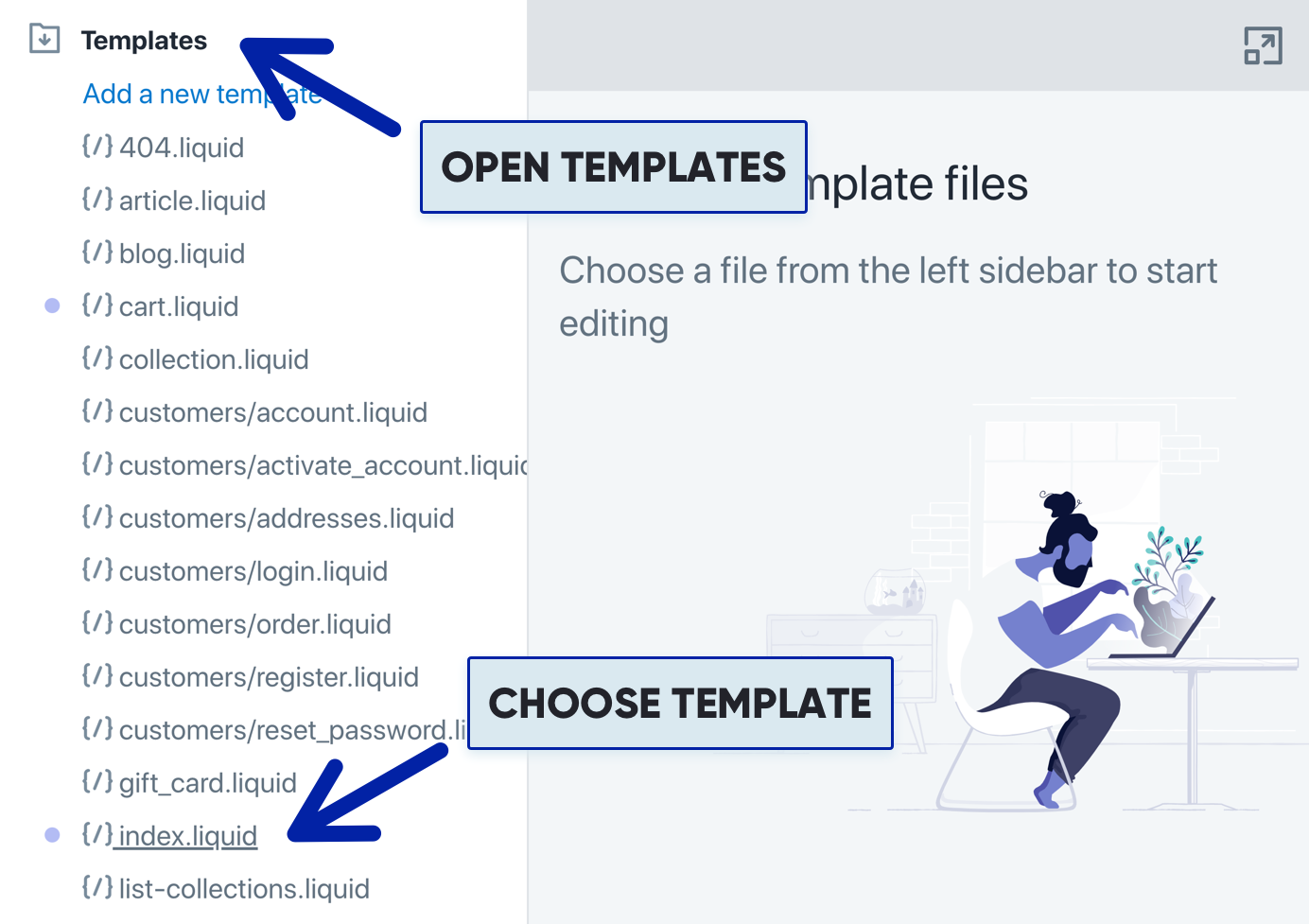 Adding a customer login template to Shopify