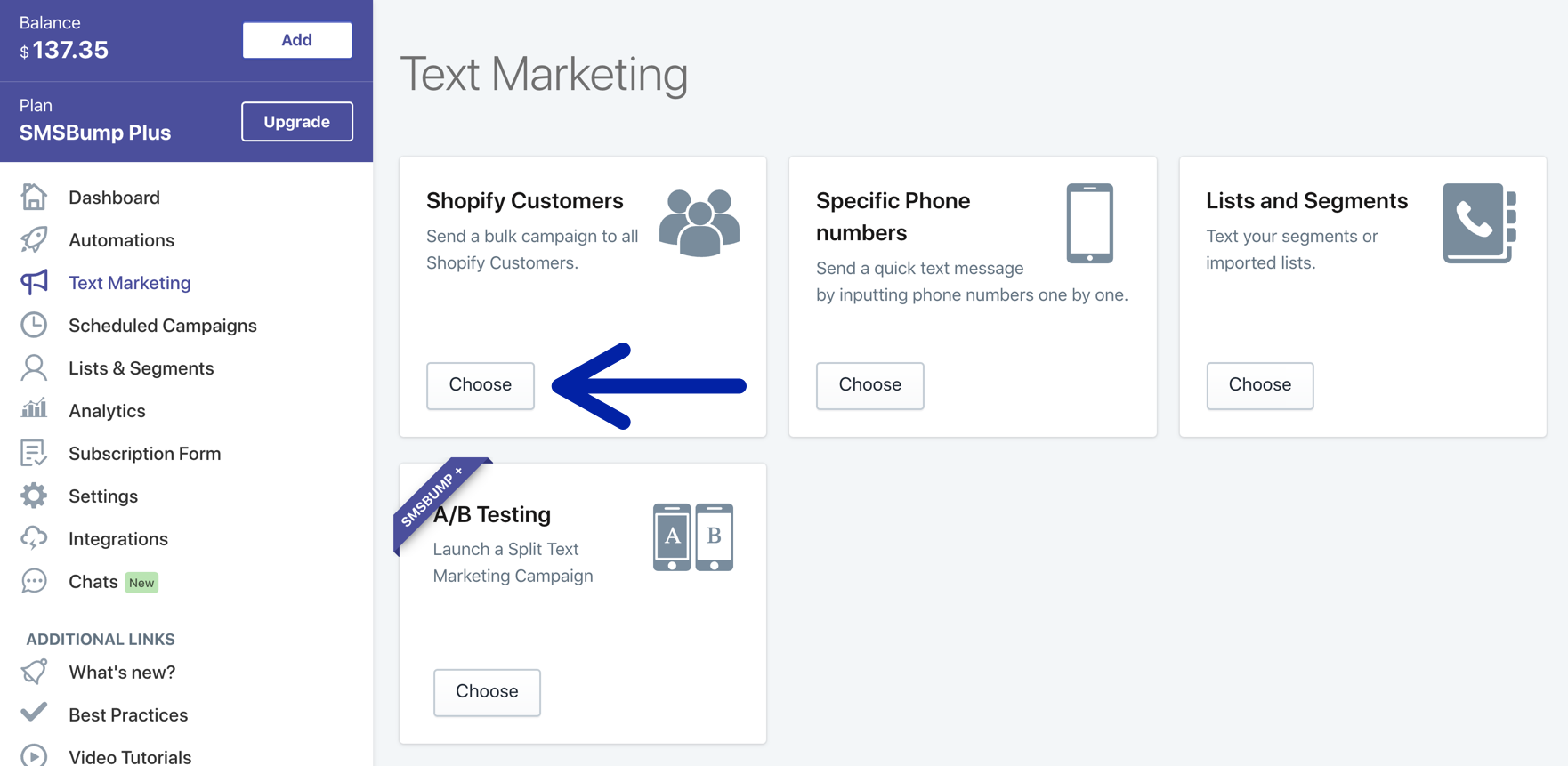 SMSBump Text Marketing: Add Free Shipping Discounts to SMS Marketing Campaigns in Shopify