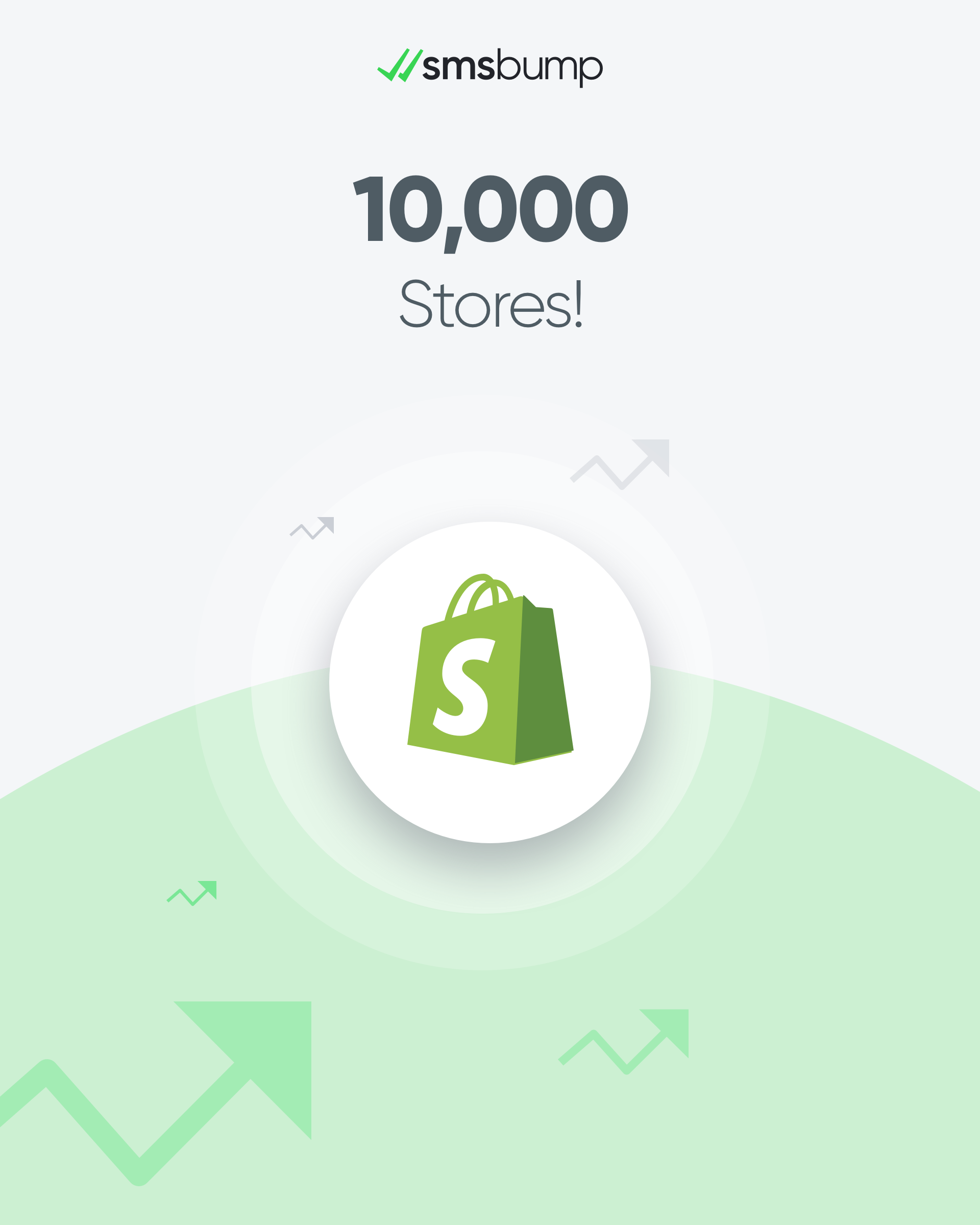 SMSBump Milestone: 10,000 Shopify Stores